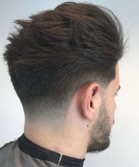 Medium Fade Short Hairstyle for Men