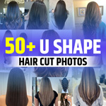 Medium Length U Shape Hair Cuts