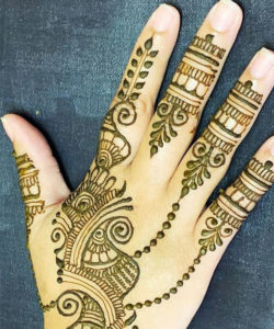 Effortless Allure: Simple Full Hand Mehendi Designs - TailoringinHindi