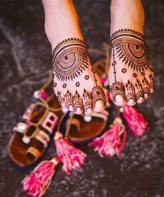 Mehendi Design Image for Feet