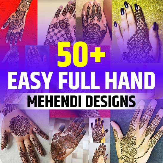 Mehendi Design Simple and Easy Full Hand