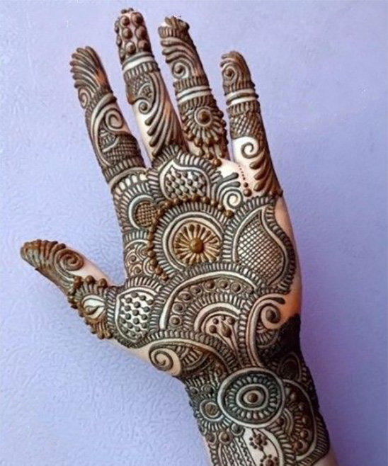 Mehndi Design Easy and Beautiful Front Hand