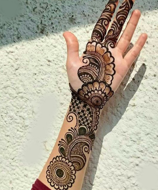 Mehndi Design Easy and Beautiful Front