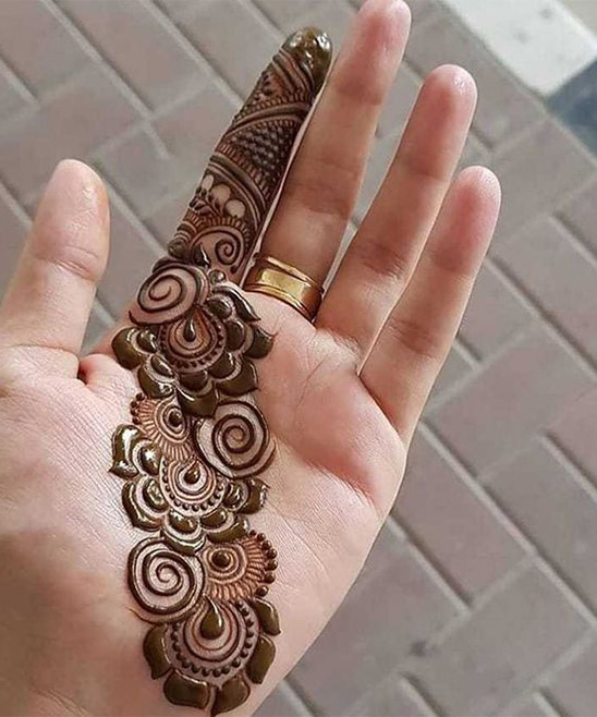 Mehndi Design Easy and Beautiful Full Hand Front