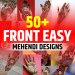 Mehndi Design Easy and Beautiful Images Front Hand