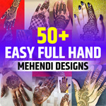 Mehndi Design Simple Full Hand