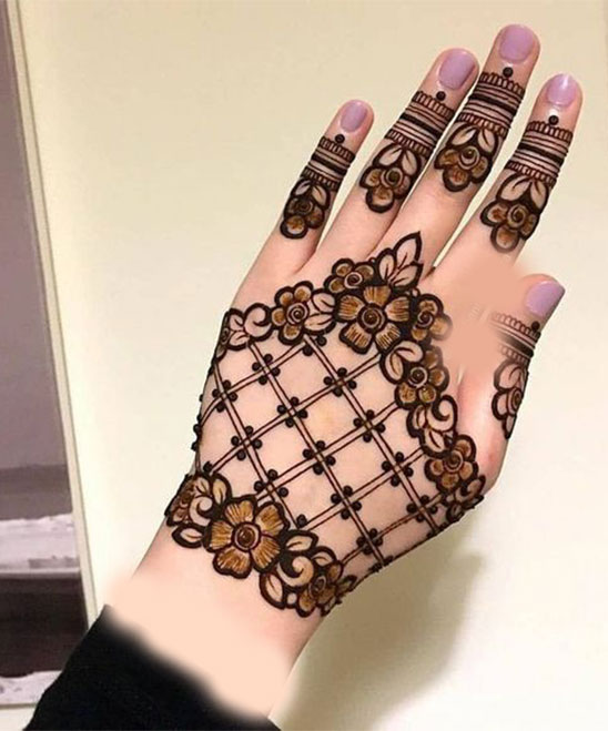 Mehndi Designs for Beginners Front Hand