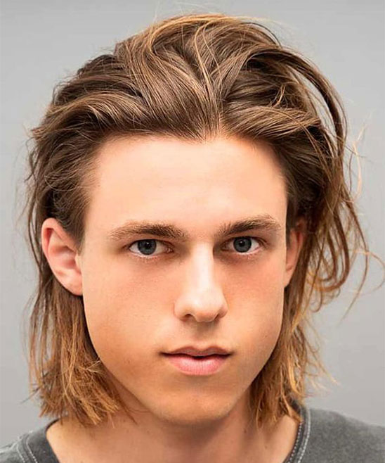 Men's Haircut for Oblong Face Shape