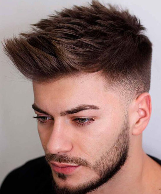 Men's Haircut with Low Fade