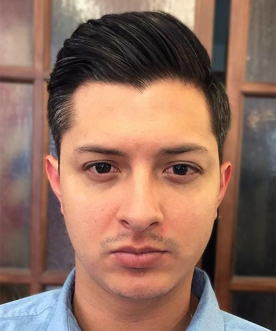 Men's Hairstyle for Oblong Face Shape