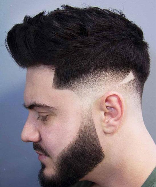 Men's One Sided Hairstyle