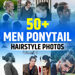 New Ponytail Hairstyle for Men