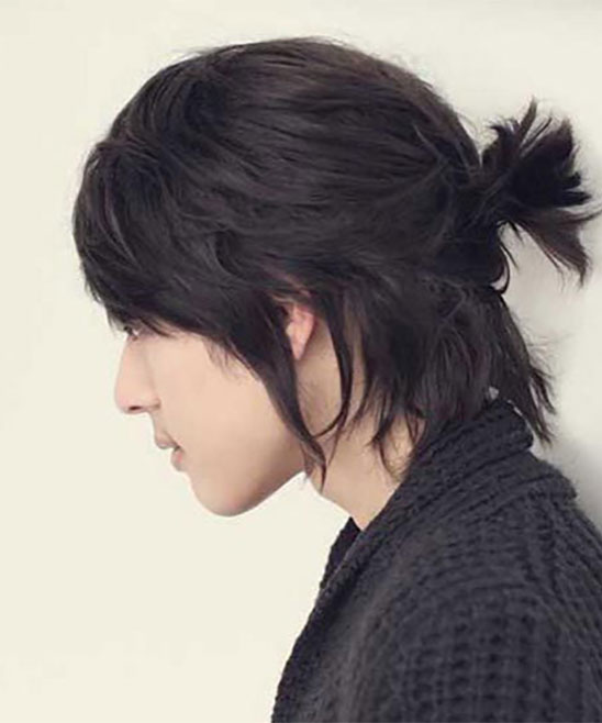 Ponytail Hairstyle for Wedding for Men