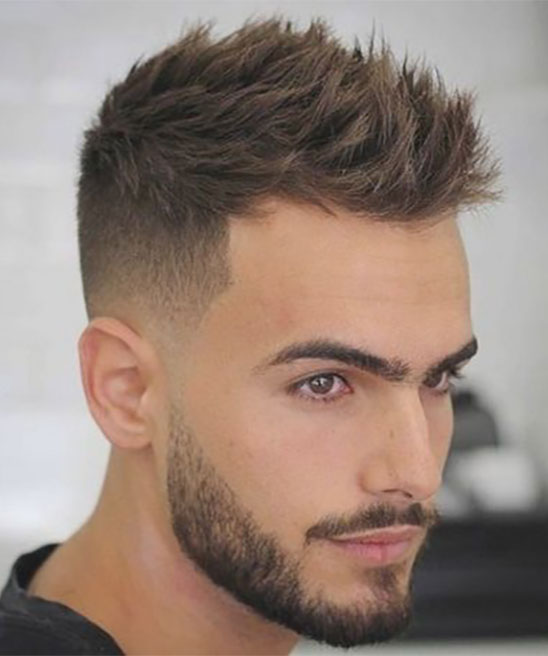 Round Shape Face Hairstyle Male