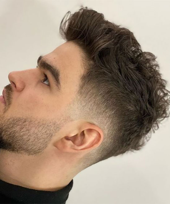Side Fade Haircut for Clean Shaven Guys