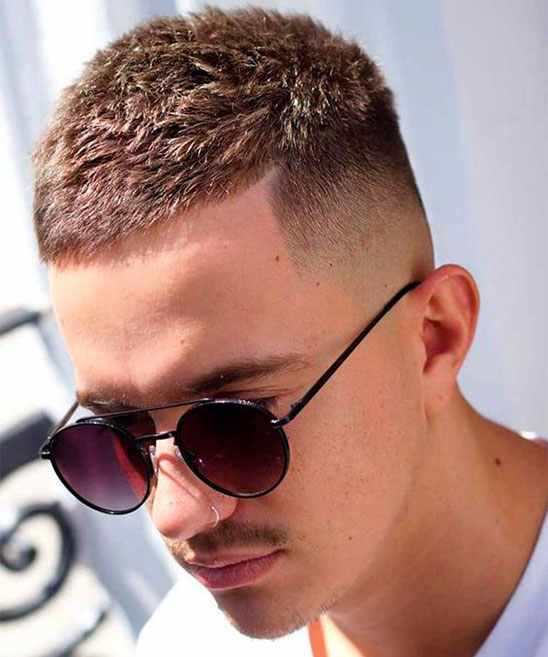 Side Part Fade Haircut for Men