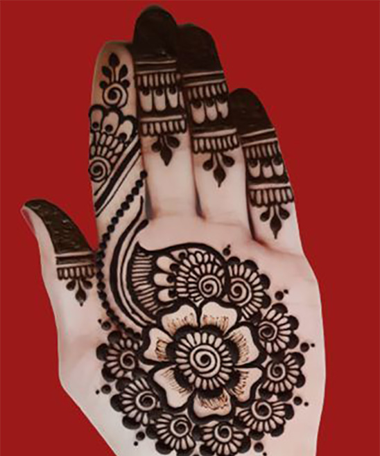 Simple Easy and Beautiful Mehndi Designs for Front Hand