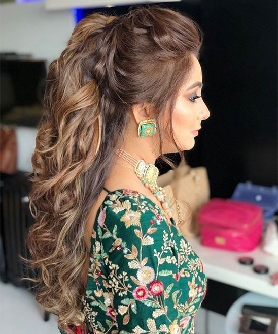 Simple Hairstyle for Party Girl