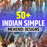 Simple Mehendi Design Indian