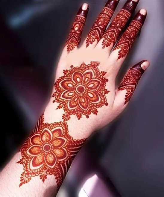 Simple and Cute Arabic Mehndi Designs for Hands