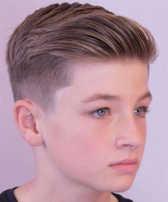 Small Hair Cut Style for Boy Round Face