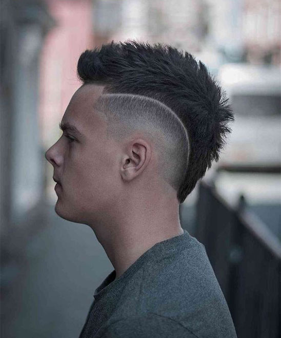 Taper Fade Haircut with Designs