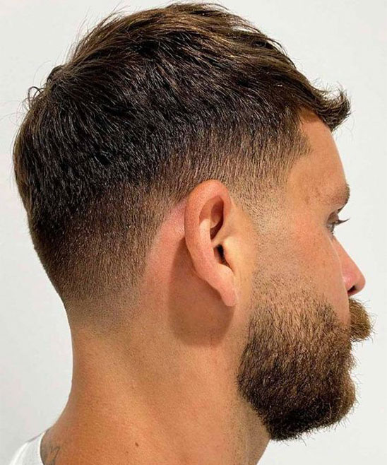Taper Fade Haircut with Part