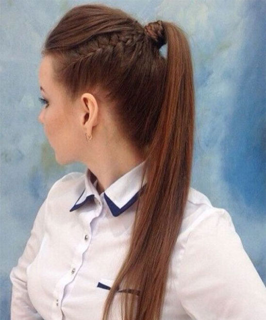 Thick Hair Ponytail