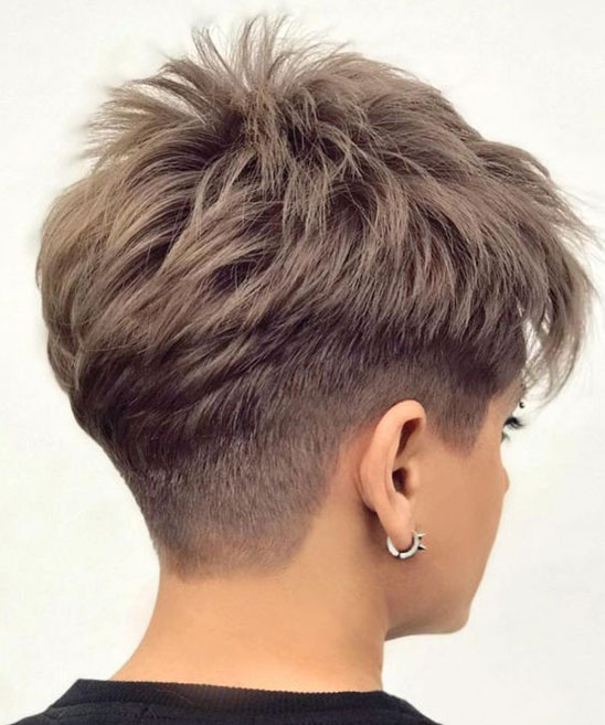 Back View of Pixie Haircuts