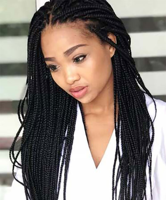 Box Braids Curly Ends