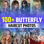 Butterfly Haircut with Bangs