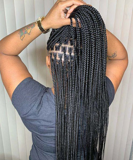 Different Style Styling Knotless Braids