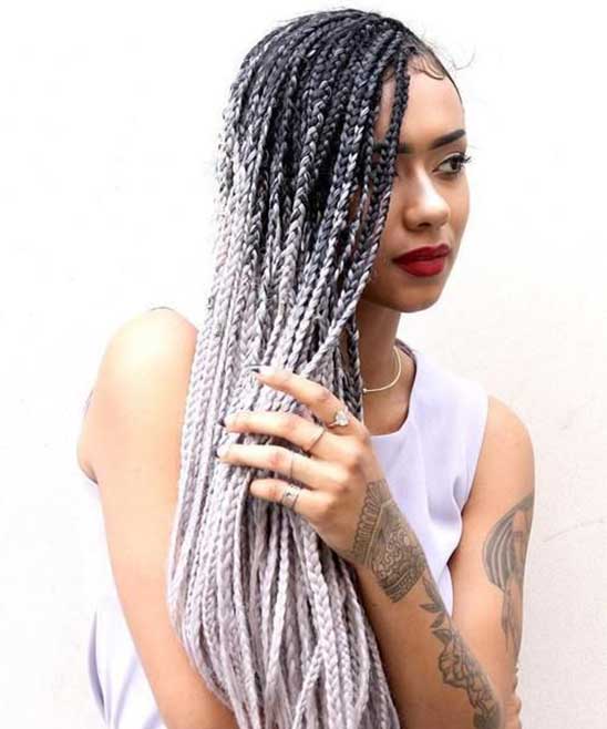 Hairstyles You Can Do With Box Braids