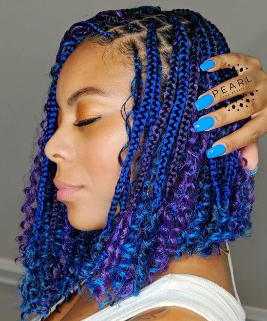 Hairstyles for Short Box Braids