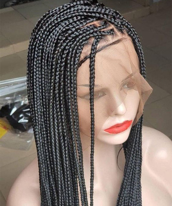 Knotless Box Braids with Curls at the End