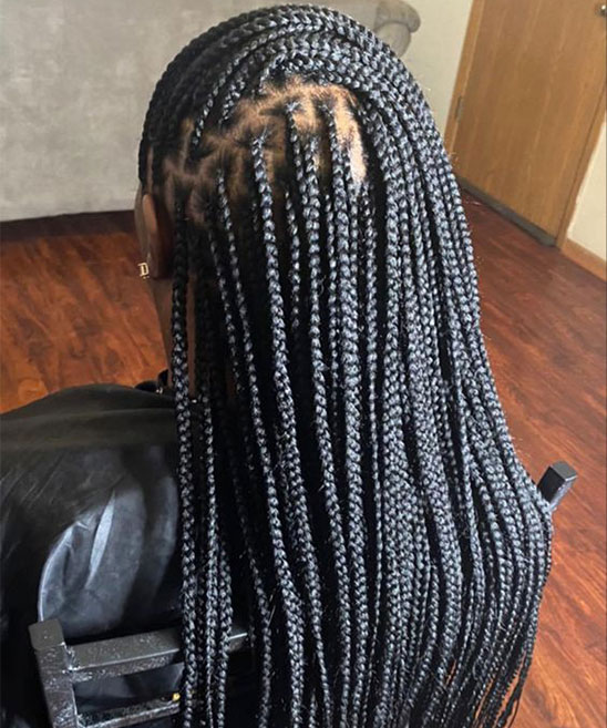 Knotless Braids with Color