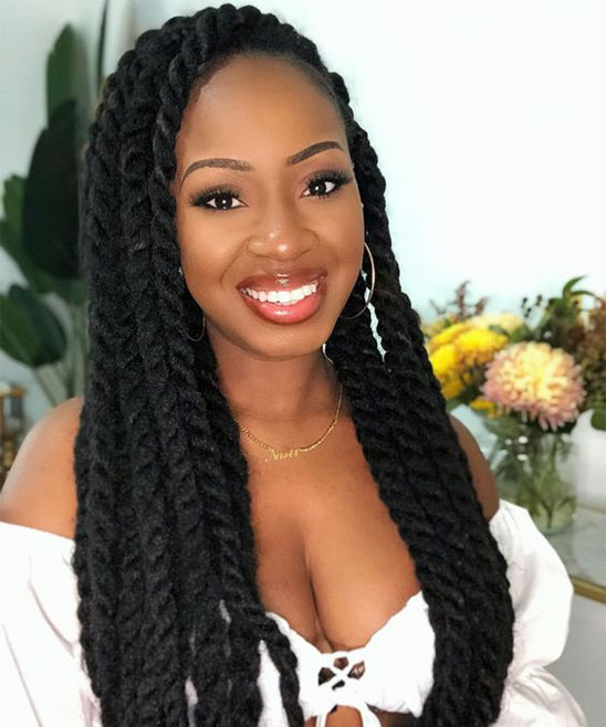 Layer Tribal Braids Middle Part