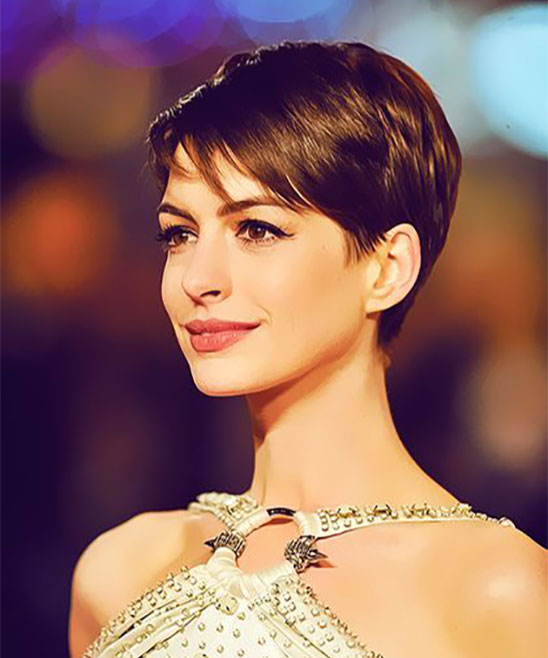 Long Pixie Cut with Bangs