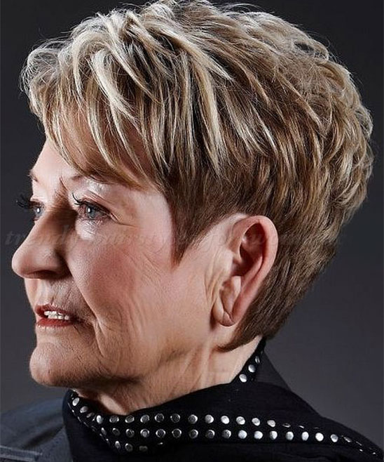 Medium Short Haircuts for Women Over 60