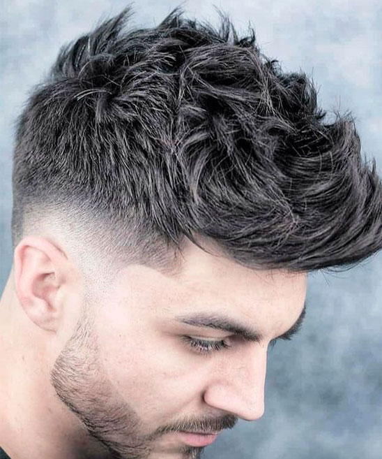 Men Haircuts Short on Sides Long on Top