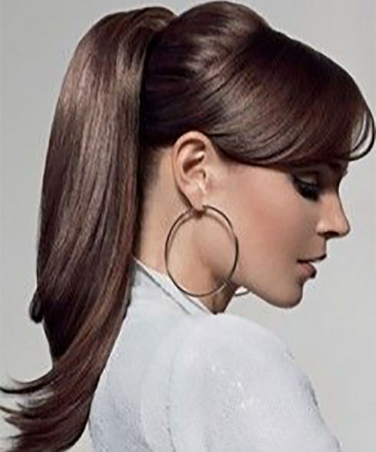 Ponytail with Bangs