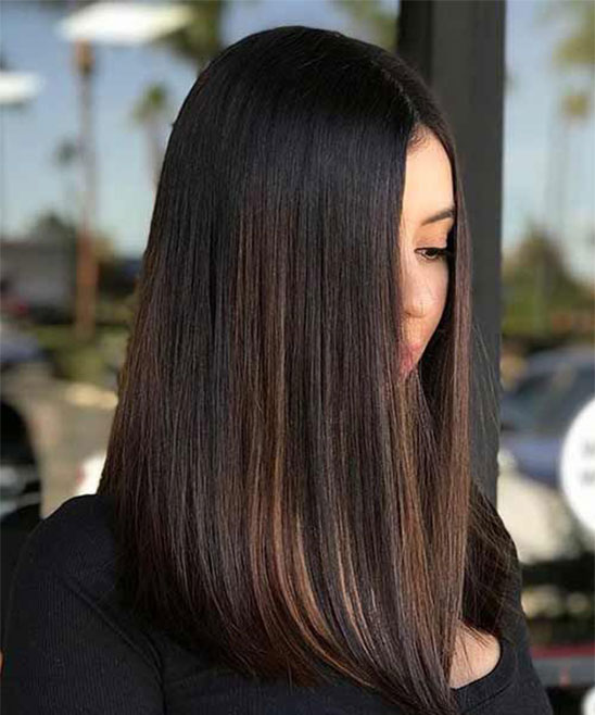 Round Face Shoulder Length Haircut