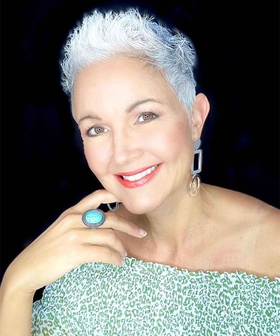 Short Hair Styles for Over 60 Woman