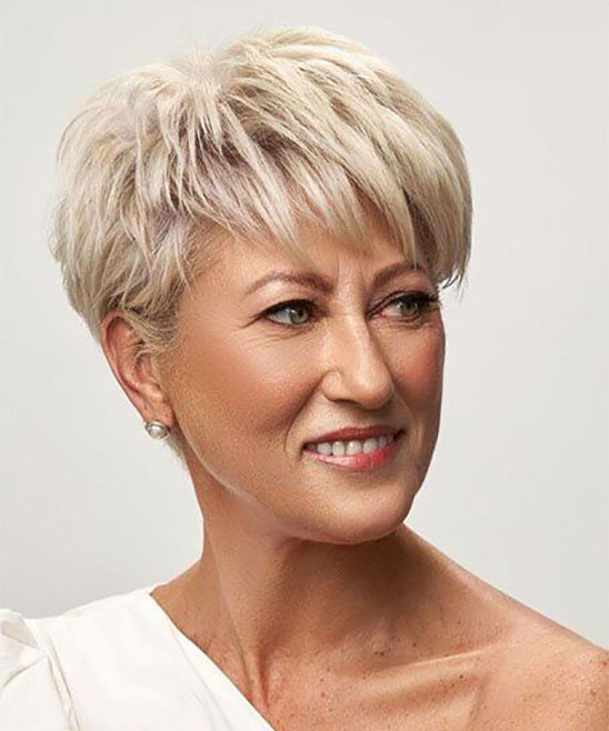Short Haircuts for Women Over 60 With Thinning Hair