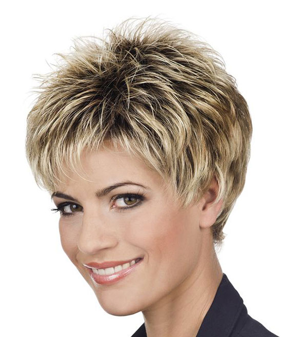 Short Spiky Haircuts for Women Over 60