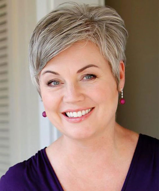 Short Wedge Haircuts for Women Over 60