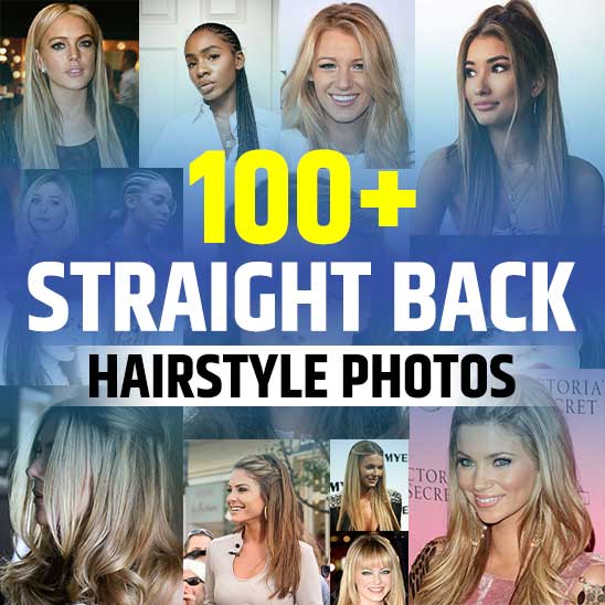 Straight Back Hairstyles