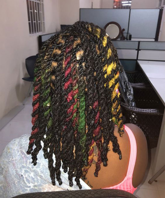Two Strand Twist with Weave