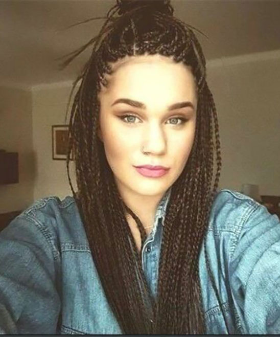 Updo Hairstyles for Box Braids