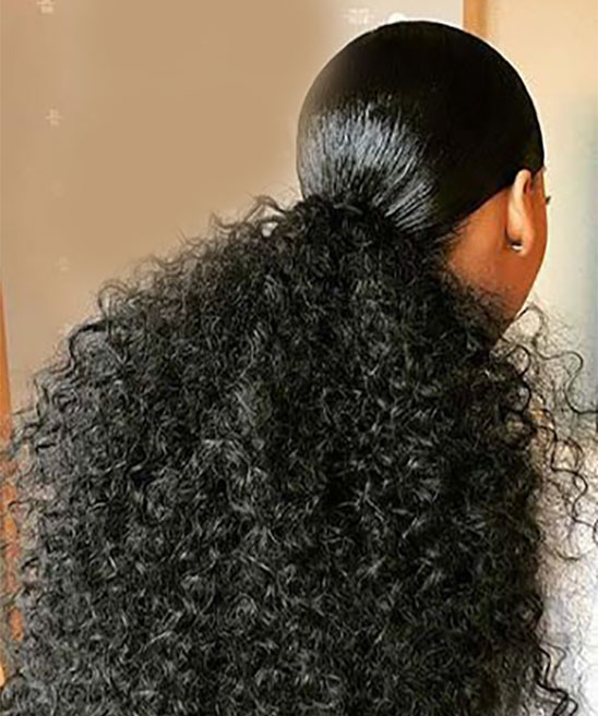 Weave Black Ponytail Hairstyles